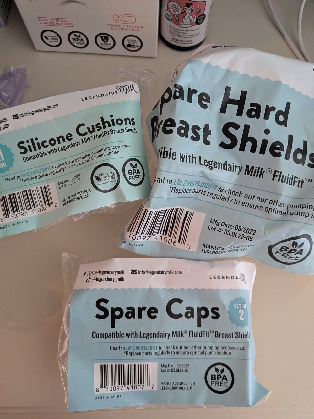 Legendairy Milk Pumping Accessories